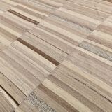 Large Brown Beige Turkish Kilim Rug, 313x374Cm