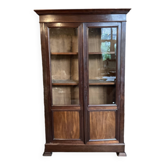 Louis Philippe period mahogany display case