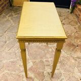 Coffee table in gilded wood