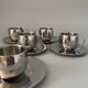 Service à café vintage inox 18/10 imco design italien