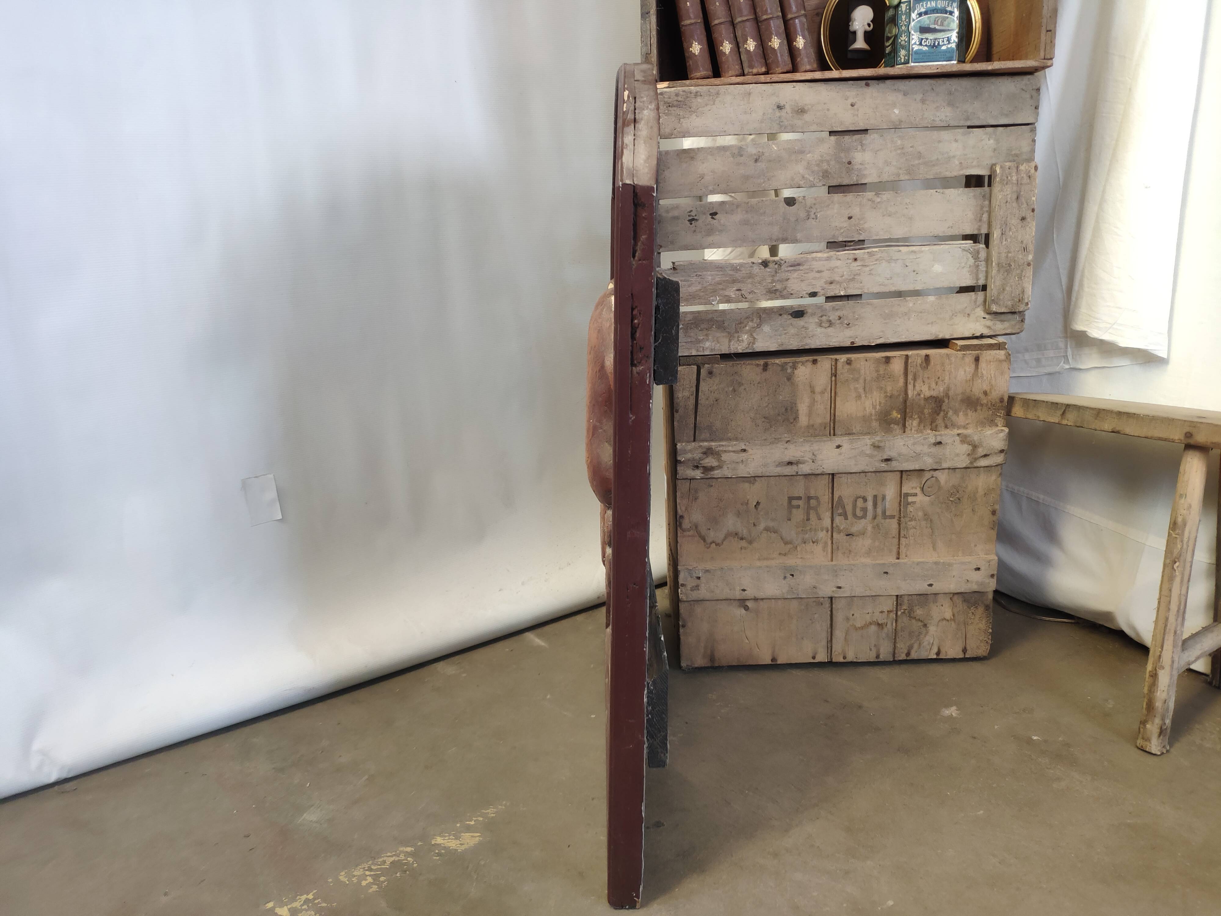 Former Seafood restaurant sign in rare relief