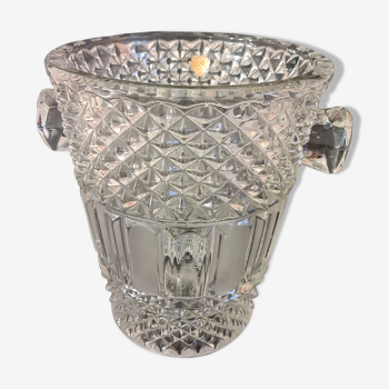 Bohemian crystal champagne bucket