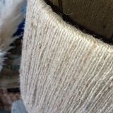 Jute rope lamp