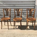 Set of 3 chairs published by Ton, Czech Republic