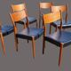 6 Scandinavian teak chairs 1960