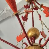 Chandelier by Thierry costing unique piece made in the 90s in very good condition