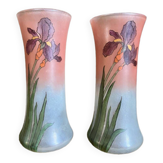 Pair of art nouveau vases early 20th century