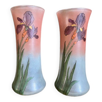 Paire de vases art nouveau début XXeme