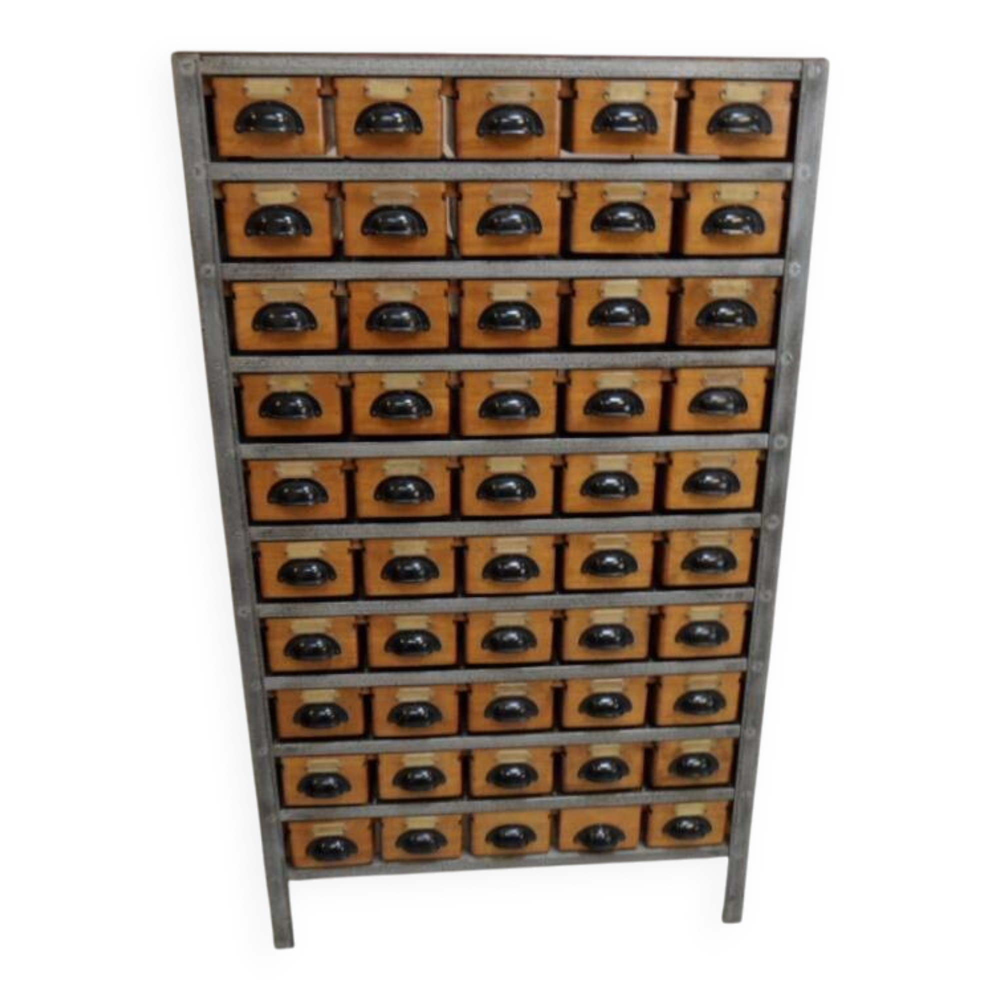 Vintage filing cabinet with 45 drawers