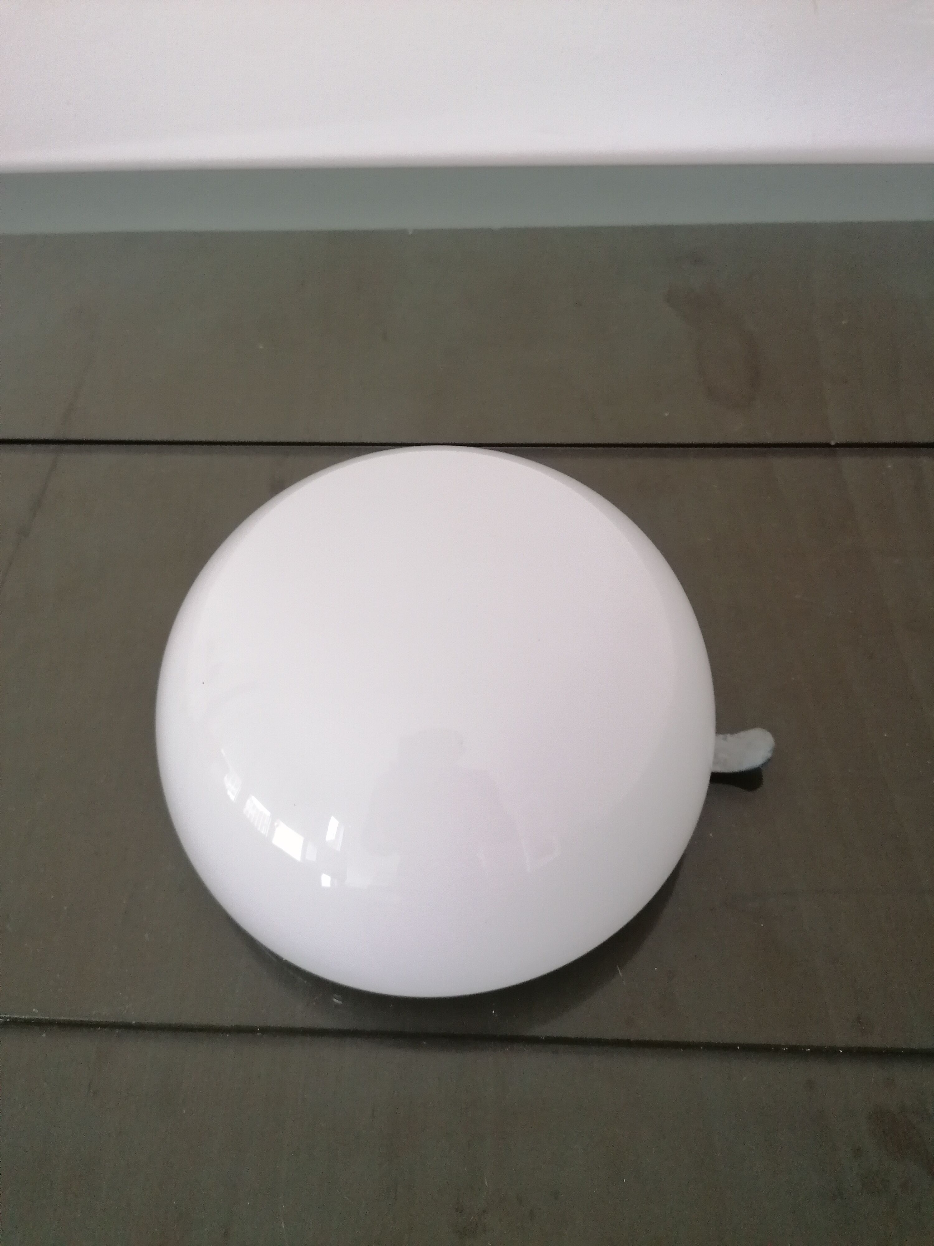 Ceiling light in metal and opaline  70