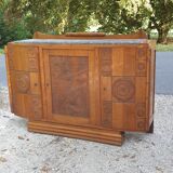 Oak art deco sideboard