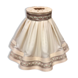 Vintage skirted lampshade