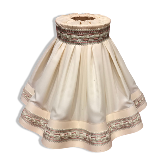 Vintage skirted lampshade