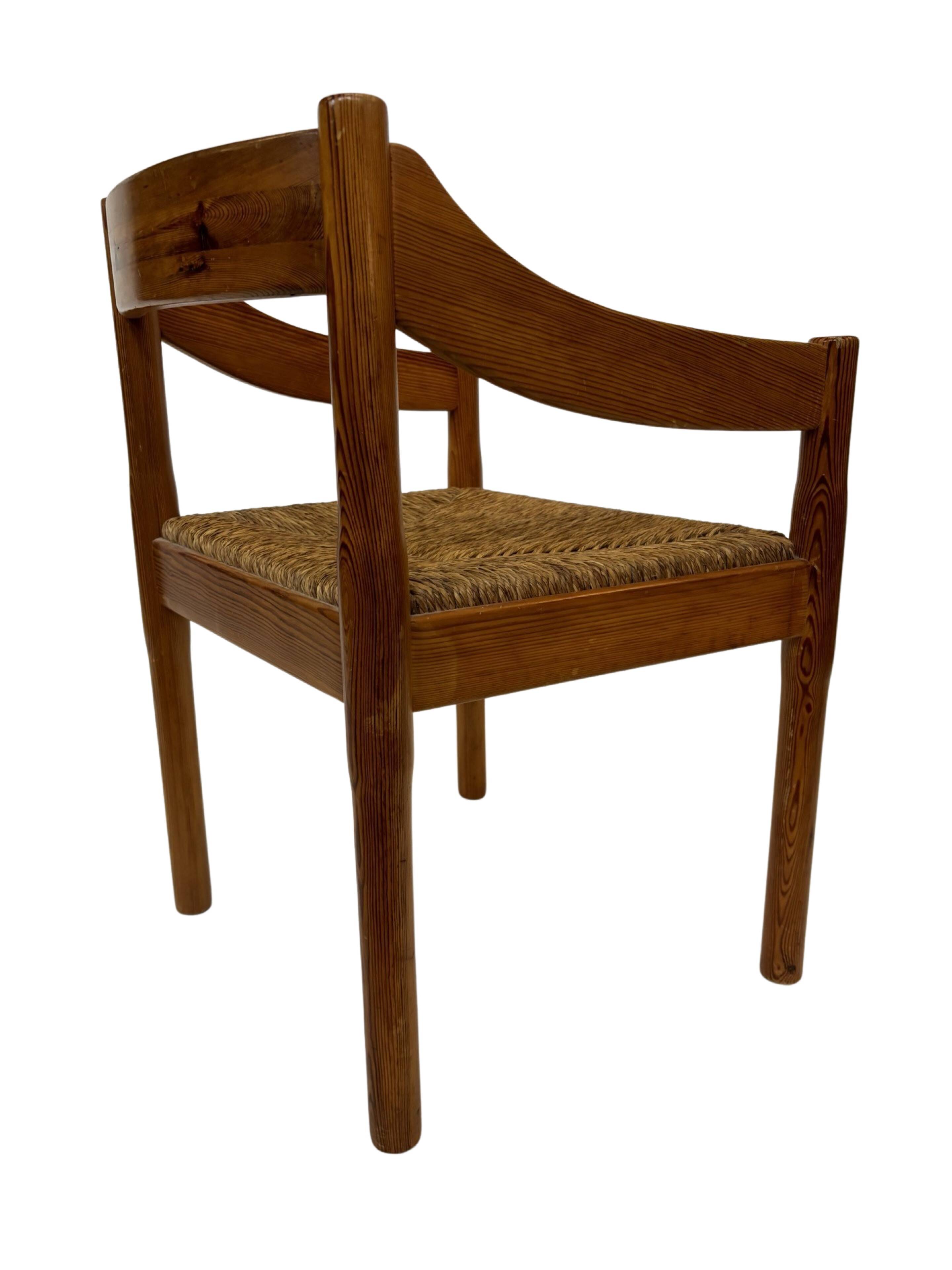 Carimate chair model 892 Vico Magistretti for Cassina