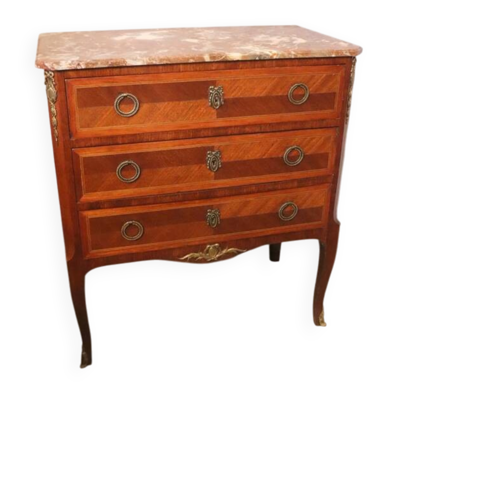 Commode sauteuse ne bois de placage