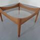 Modus Oak & Glass Table by Kristian Vedel for Soren Willadsen, 1963
