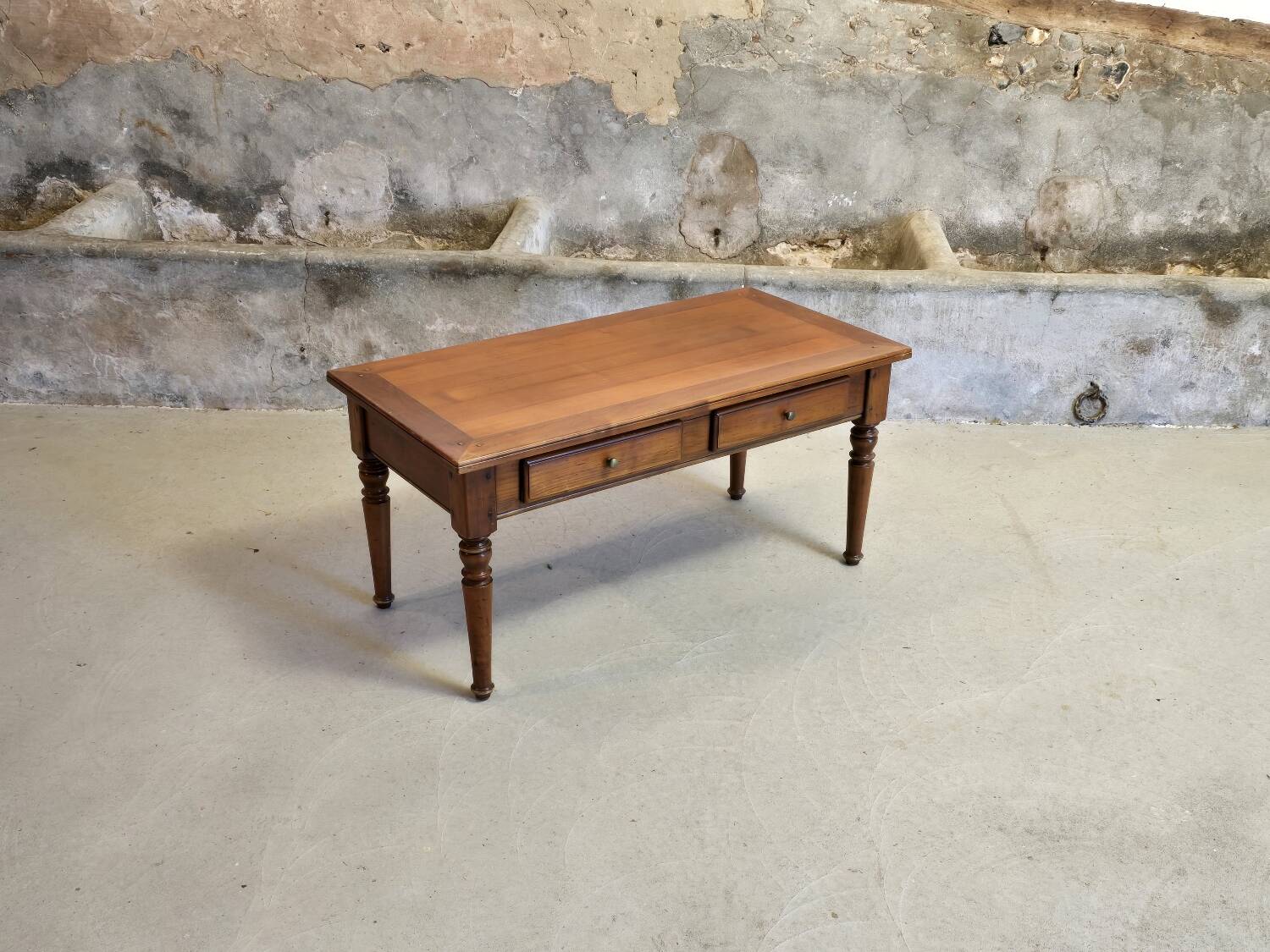 Cherry wood coffee table