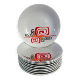 11 Winterling Marktleuthen Bavaria 70's soup plates