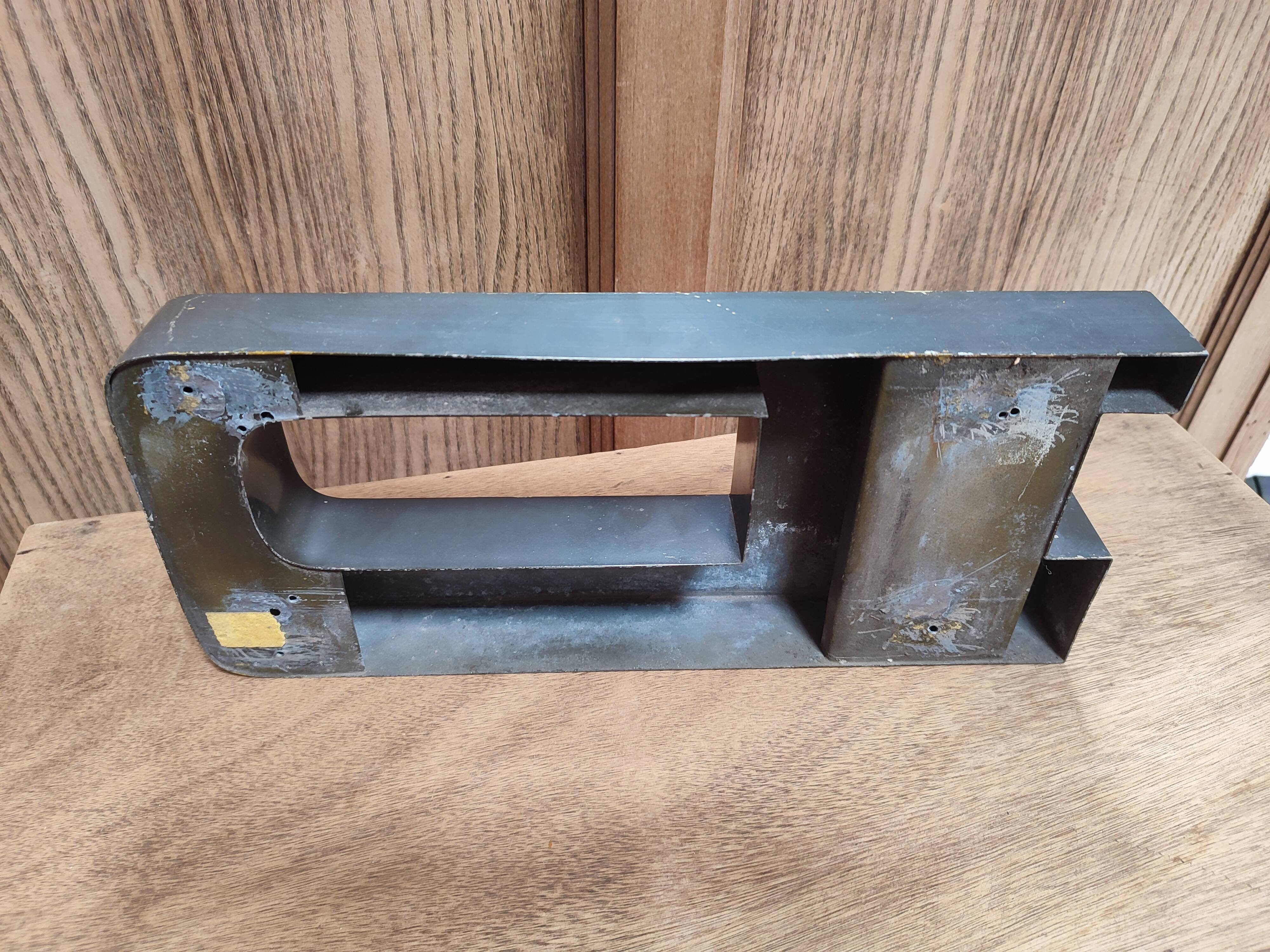Vintage sign letter D