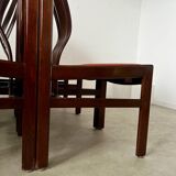 Lot 6 old Italian design bentwood chairs from the 70s vintage