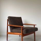 2 Vintage teak armchairs by Arne Vodder for Glostrup from Denmark