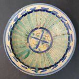 Mokhfia Fez Morocco 18th-century polychrome earthenware dish decorated with a thousand legs