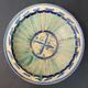 Mokhfia Fez Morocco 18th-century polychrome earthenware dish decorated with a thousand legs