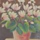 Huile sur toile bouquets de fleurs
