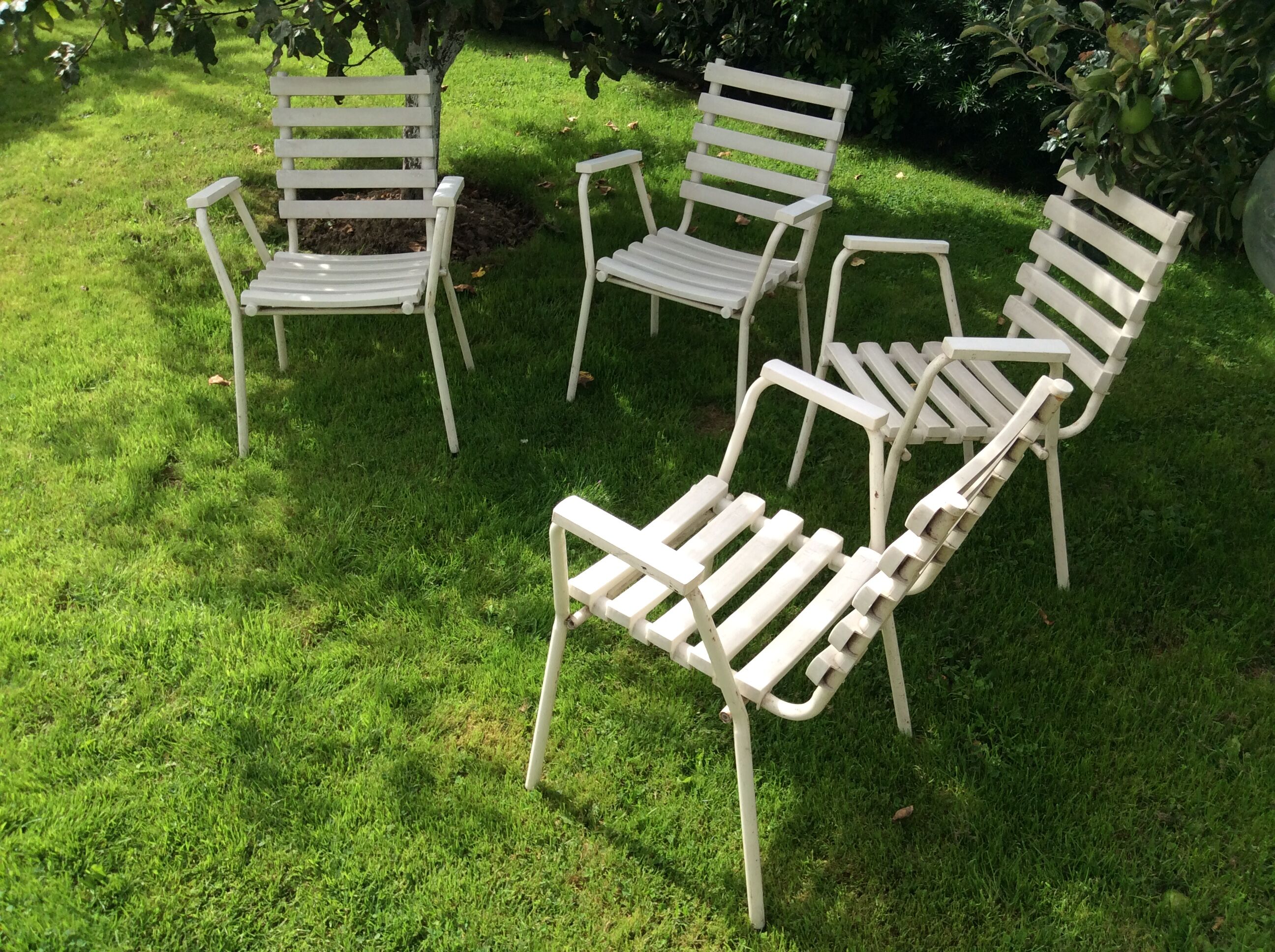 4 fauteuils de jardin