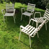 4 garden armchairs