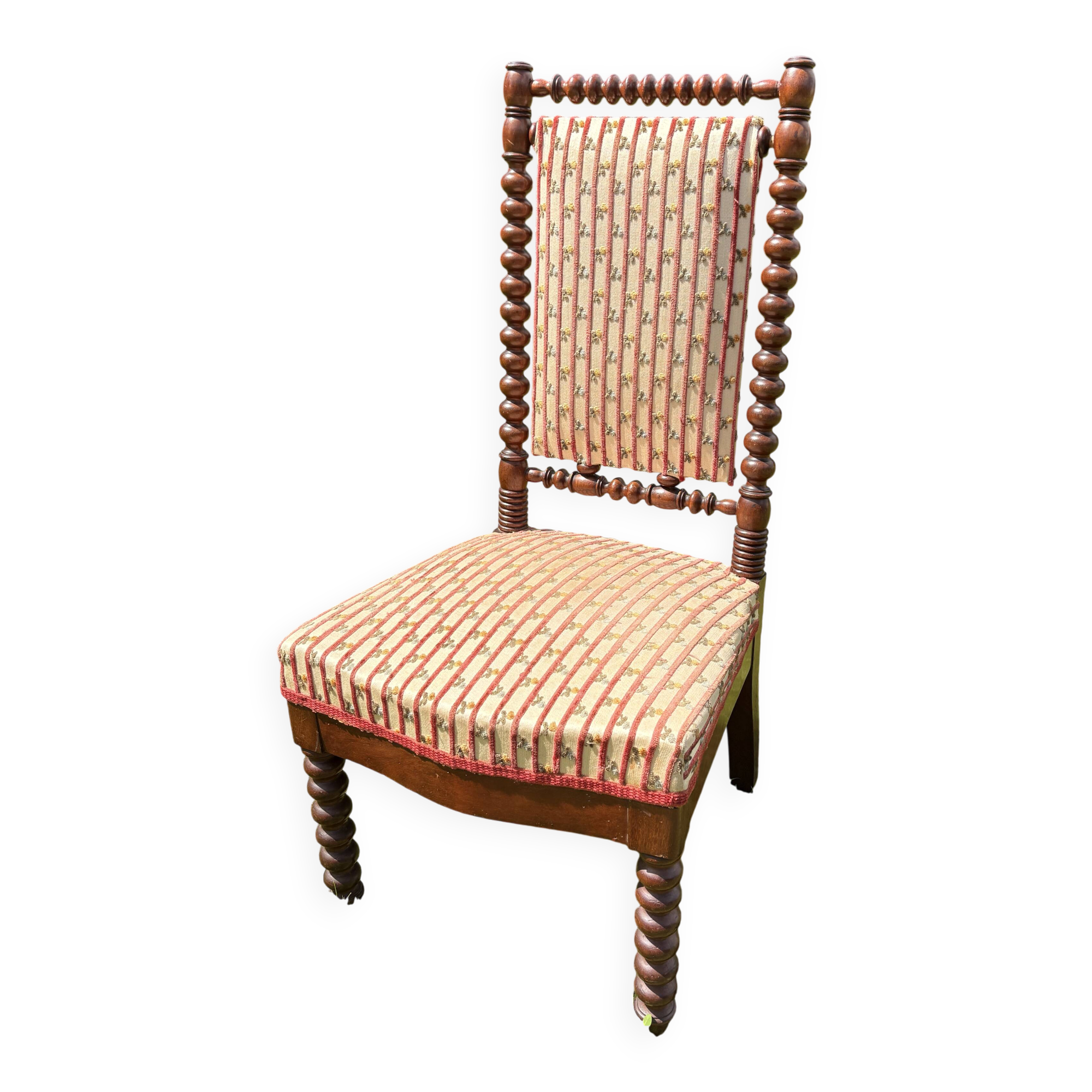 Napoleon III turned wood chair