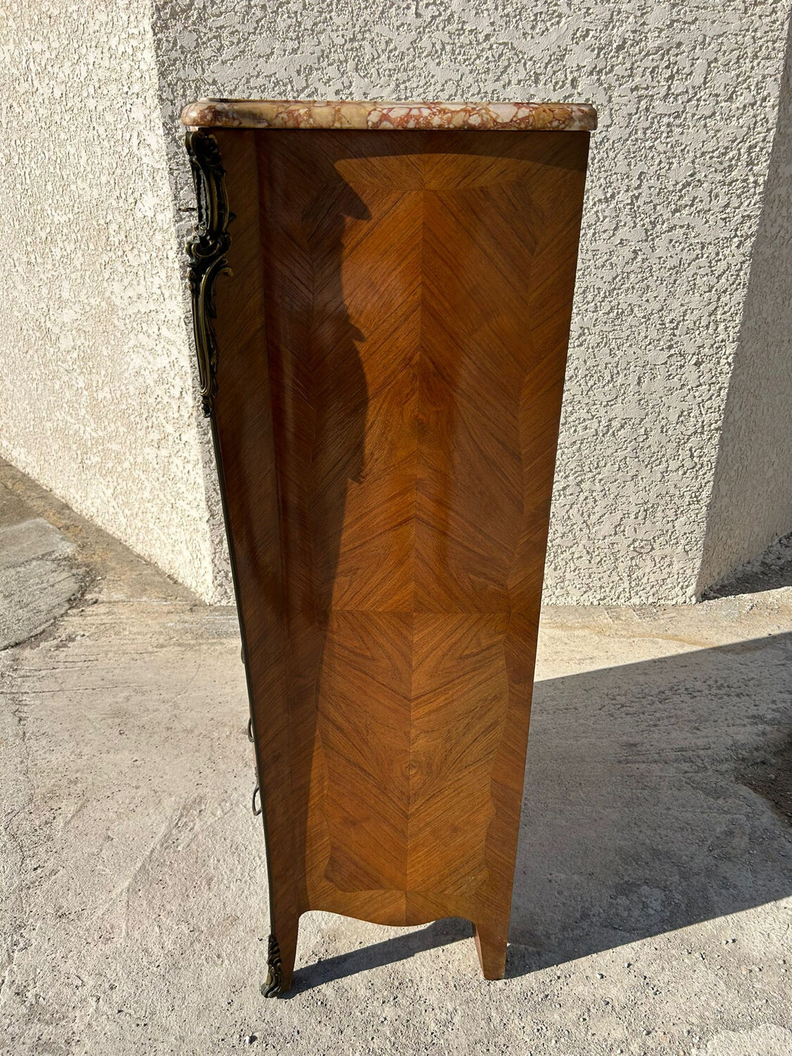 Curved rosewood secretary