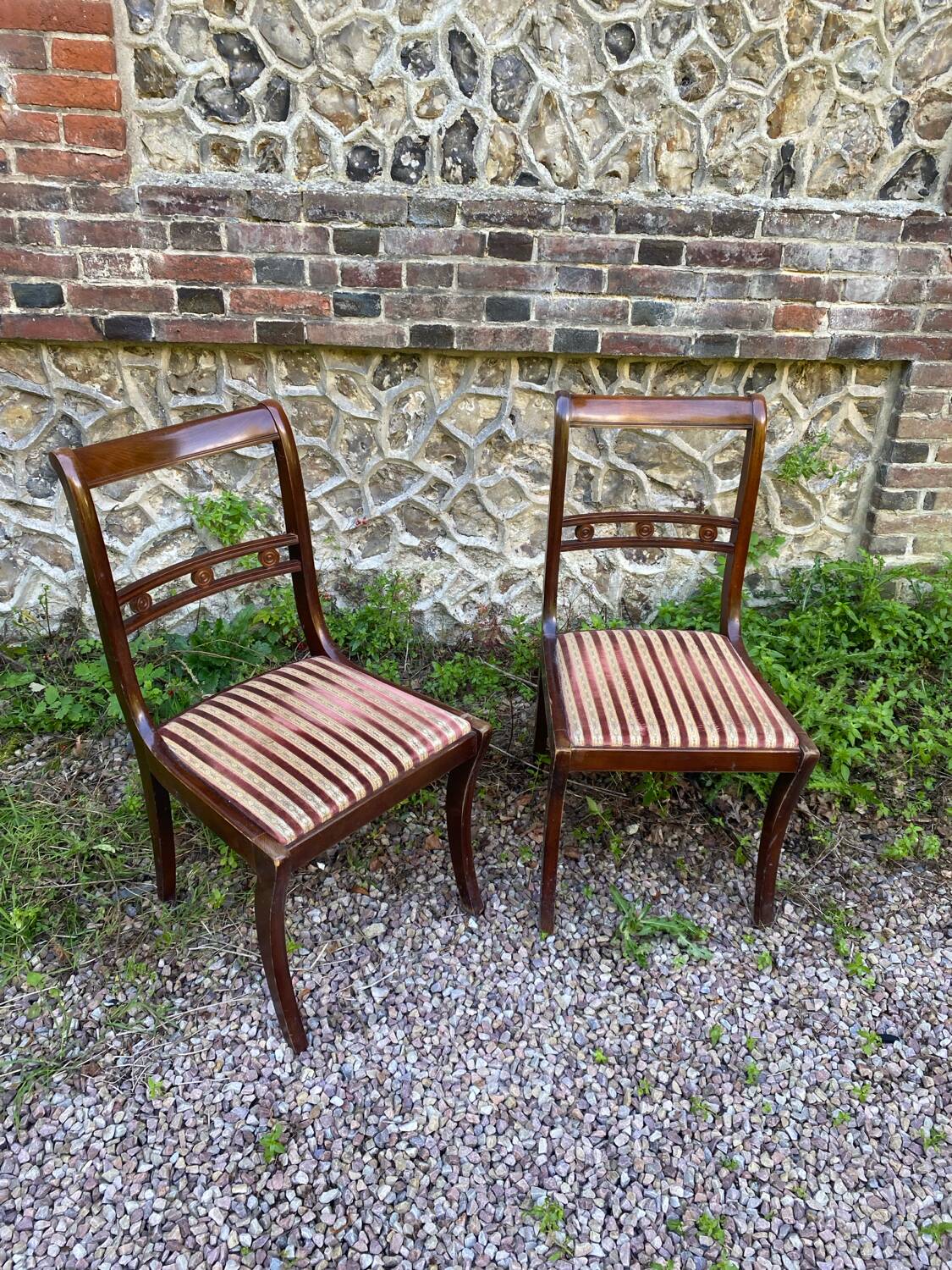 Pair of Regence style chairs