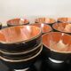 11 old Céranord Saint Amand Semi Vitrified bowls