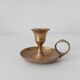 Vintage brass hand candle holder
