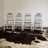 Series of 4 vintage chairs