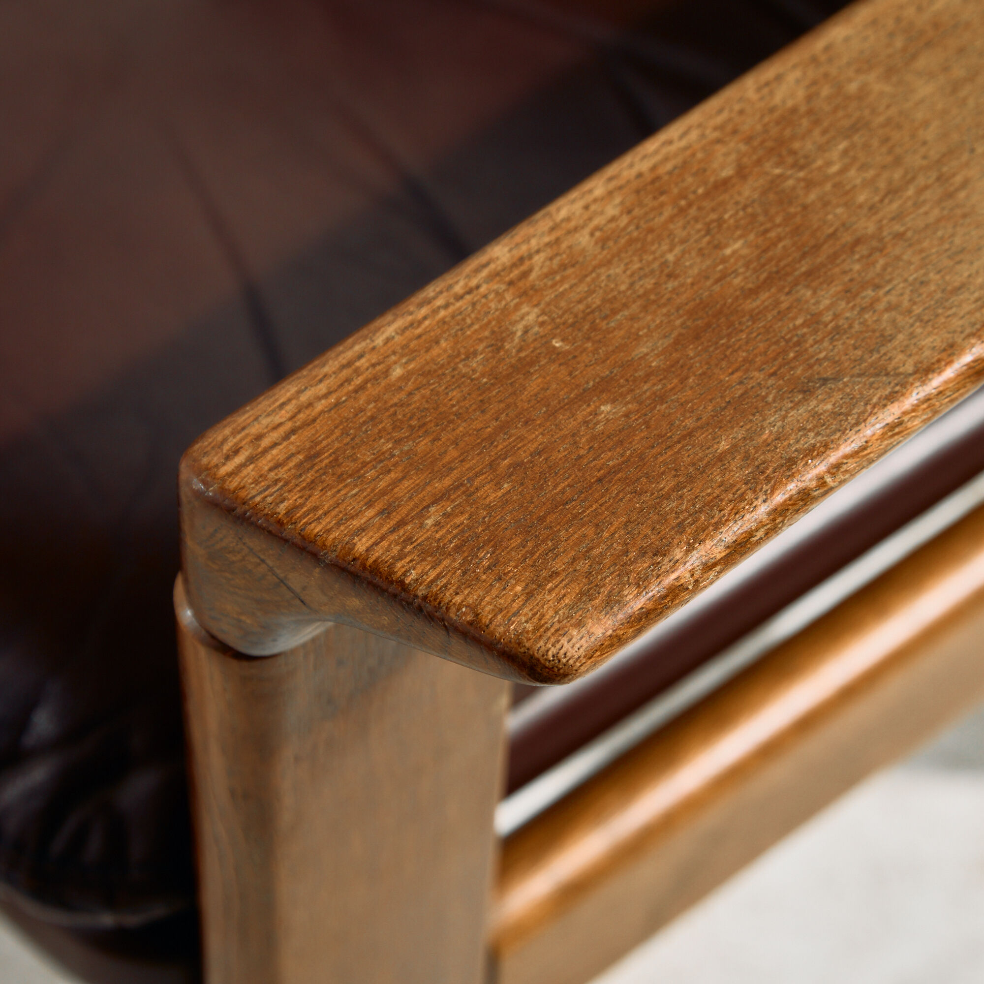 Oak armchair by Laszlo Mazák for Wiesner-Hager
