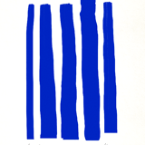 Framed abstract giclee art print 50x70cm