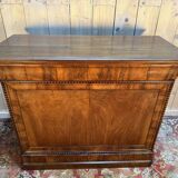 Walnut shop counter from the Louis Philippe period.