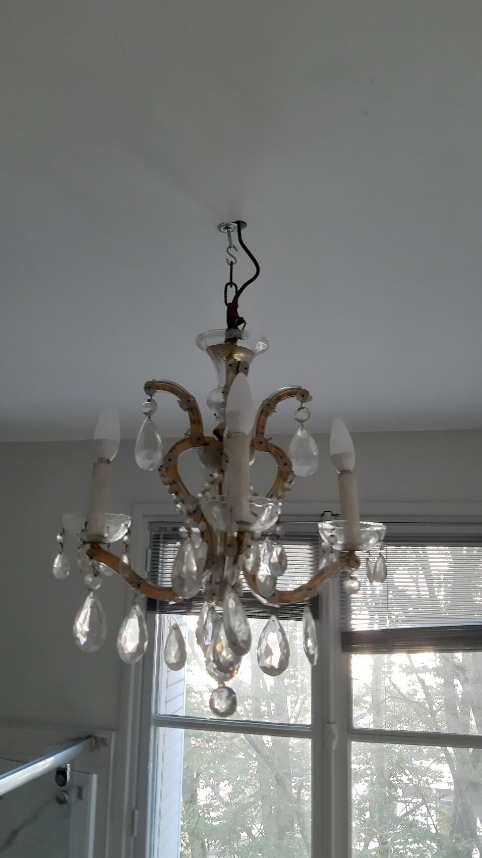Small crystal chandelier