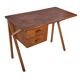 Vintage desk, compact model, minimalist desin teak, 1960s