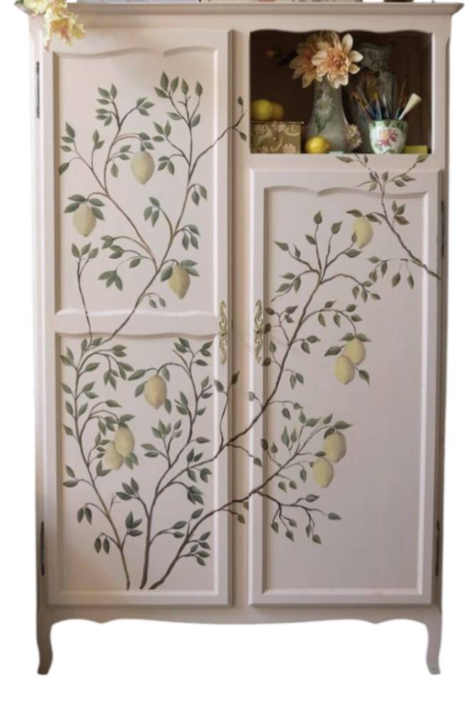 Painted wardrobe