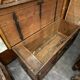 17th-century carved oak antique chest