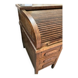Secret desk "ro l-top", in solid oak, 1910-1920