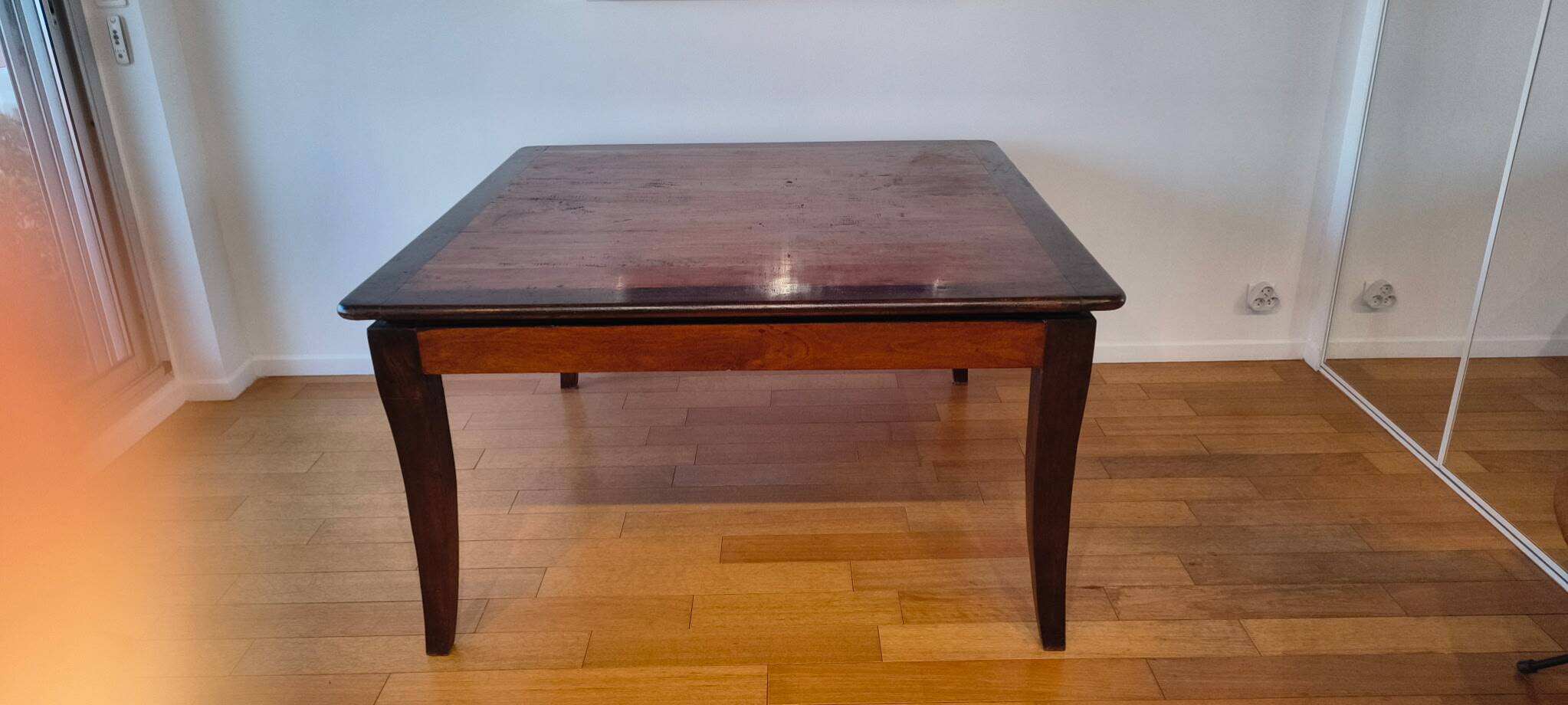 Solid Acacia dining table