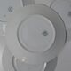 6 assiettes plates compiegne terre de fer