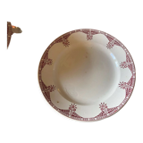 Souptureen and flat Terre de fer Saint Amand