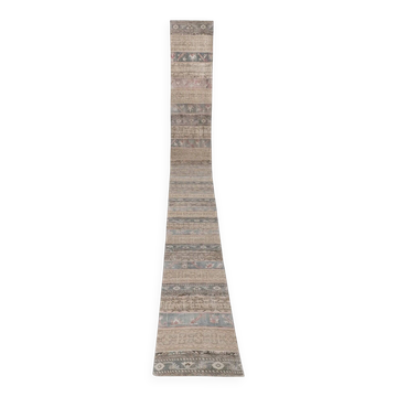 Tapis de couloir turc vintage