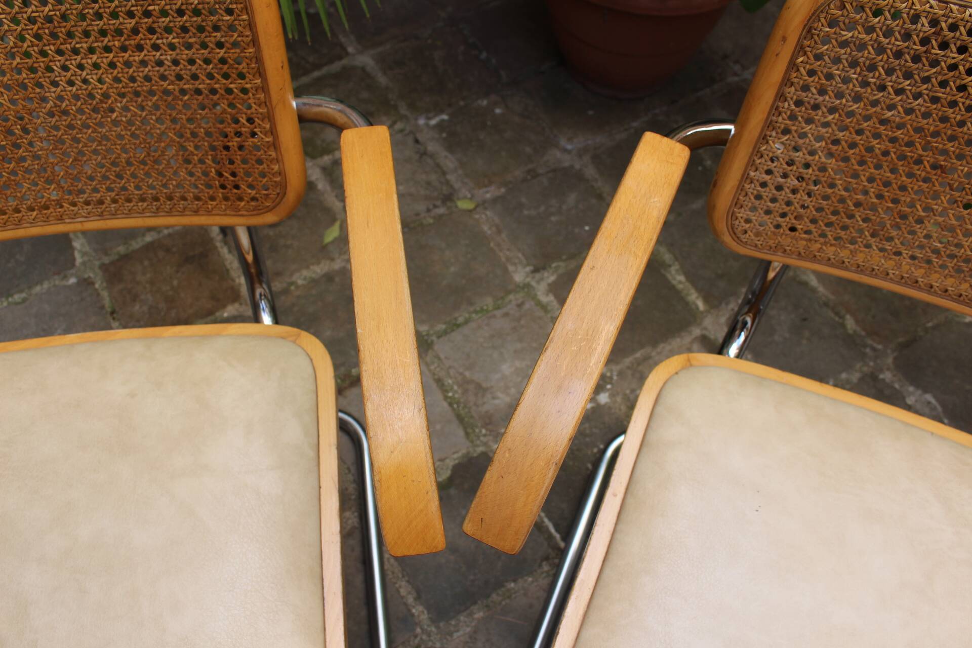 Cesca B64 x4 armchairs Marcel Breuer