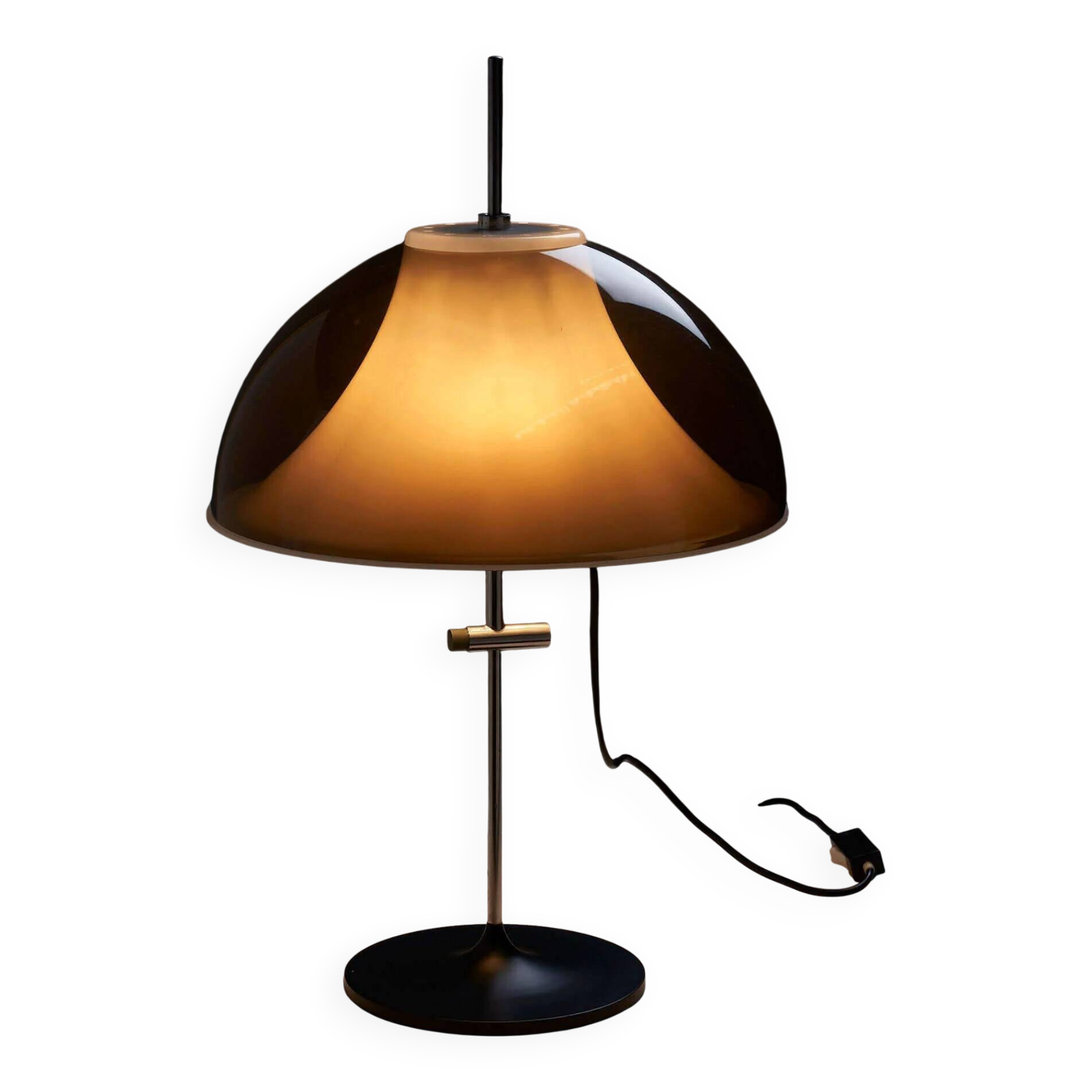 Mushroom space age table lamp by Elio Martinelli for Kontakt Leuchten